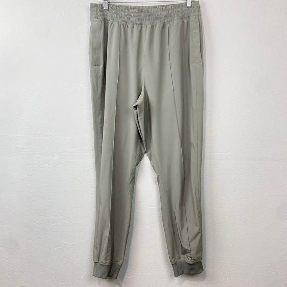 lululemon athletica Pants - Lululemon Wanderer Cropped Jogger Pants Size 10 Grey‎ Sage Athleisure Workout